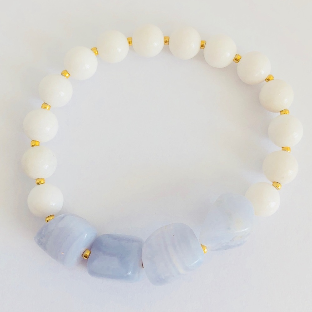 Gemstones, Agates & Crystal Beaded Bracelets - Picture 4 of 7